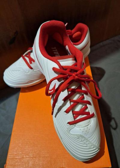 Nike Lunar Hyperdiamond Womens RedWhite Softball Cleats - Thumbnail 2