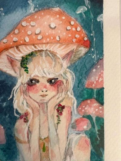 Pluviophile Original painting by Jasmine Jenkins - Thumbnail 2