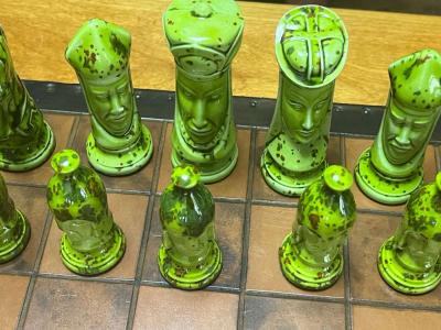 Own a Piece of Functional Art This rare handcrafted ceramic chess - Fort Lauderdale, Florida