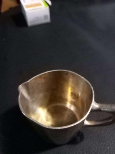 miniature silver water pitcher - Thumbnail 2