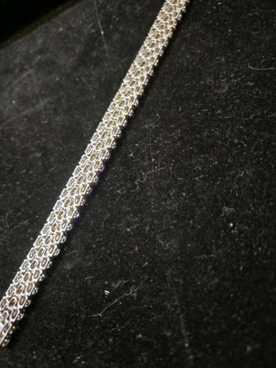 beautiful silver 925 with tanzanite stones tennis bracelet - Thumbnail 3