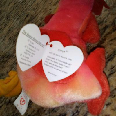 ty STRUT BEENIE BABY Very rare with error - Thumbnail 2
