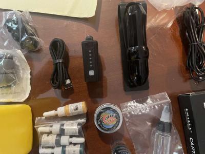 tattoo machine kit wireless with case - Thumbnail 4