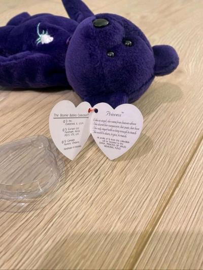 RARE Princess Diana Beanie Baby handmade in Indonesia - Thumbnail 3
