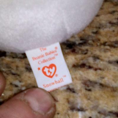 ty SNOWBALL Rare Limited edition beenie baby - Thumbnail 4