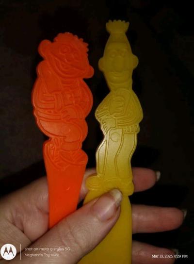 Vtg Complete Sesame Street Measuring Set - Thumbnail 5