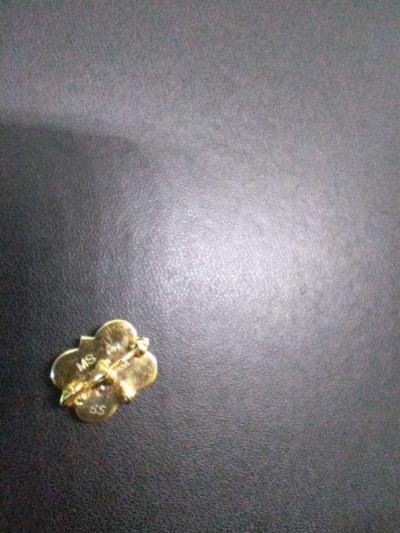 10kt gold Sorority pin - Thumbnail 2