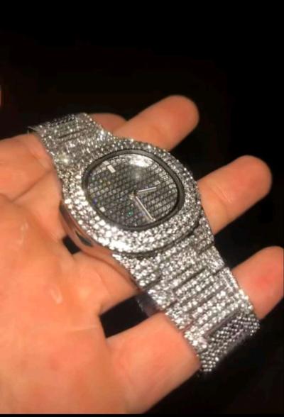 Vvs moissanite Dimond Watch - Thumbnail 4