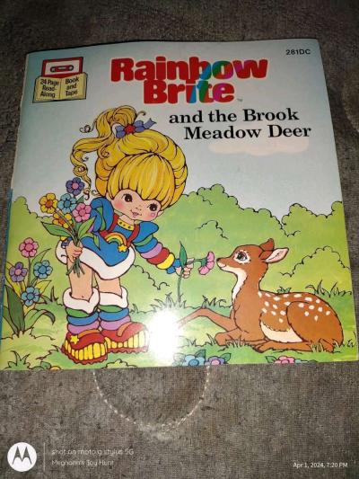 Vtg Rainbow Brite Reading Set w cassette tape - Thumbnail 2