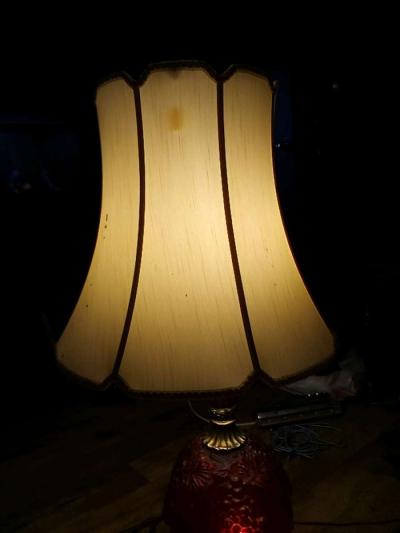 hand blown glass antique lamp - Thumbnail 3