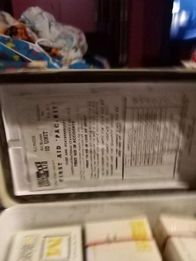 antique train first aid box - Thumbnail 3