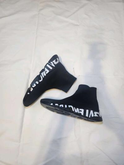 Men Balenciaga Speed Graffiti Trainers Size 8 - Thumbnail 5