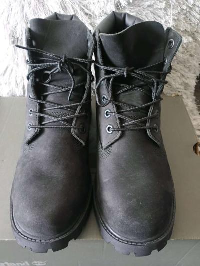 Timberland Premium 6 Inch Waterproof Boots Color Black Nubuc - Thumbnail 4