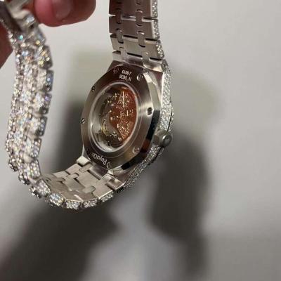 men vvs mossinite ap watch great condition - Thumbnail 4