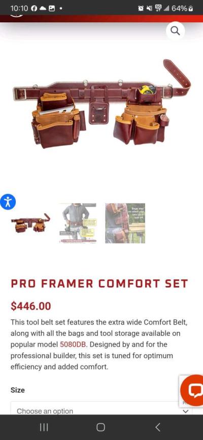 occidental leather tool belt - Thumbnail 5