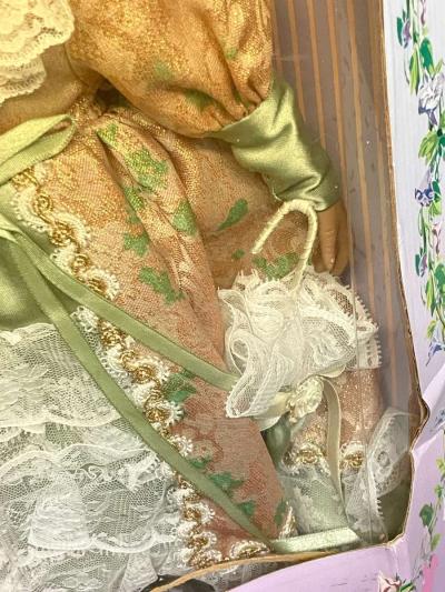 African American porcelain doll - Thumbnail 2