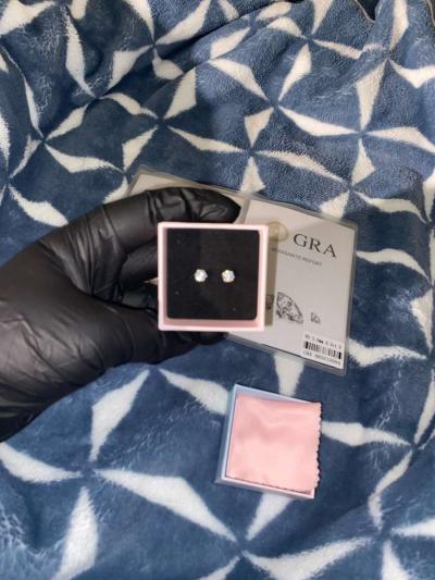 Lab Grown Diamond Stud Earrings - Thumbnail 3