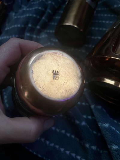 copper and silver Teaset - Thumbnail 4