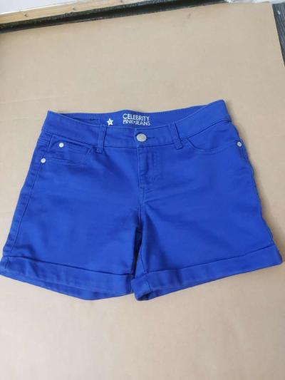 Celebrity Pink Electric Blue Jean Shorts Size S - Thumbnail 1