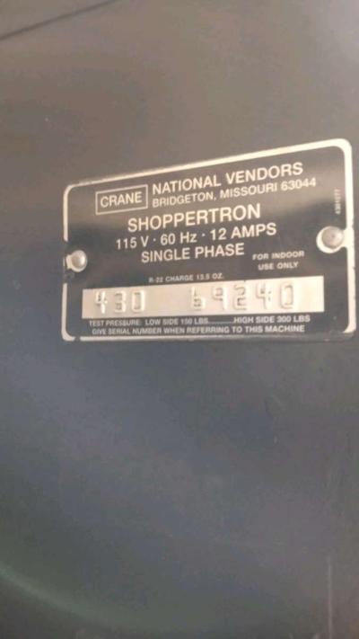 Crane Shoppertron 430 Vending Machine - Thumbnail 3
