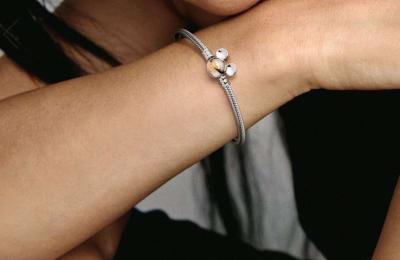 PANDORA MOMENTS DISNEY 100TH ANNIVERSARY SNAKE CHAIN BRACELE - Thumbnail 4
