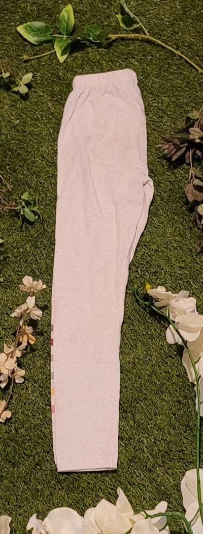 Girls Cream Leggings - Thumbnail 4