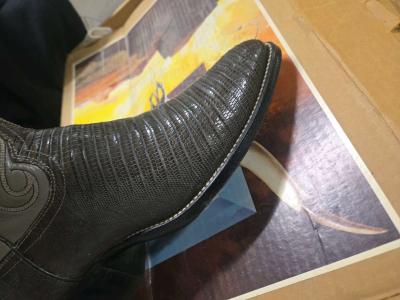 mens size lizard skin boots - Thumbnail 2