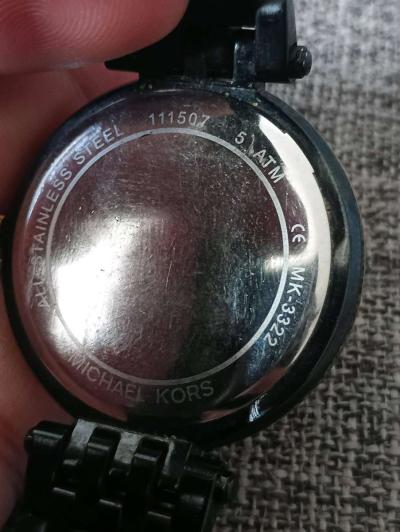 MICHAEL KORS Darci Black Dial Black Ionplated Ladie watch - Thumbnail 4