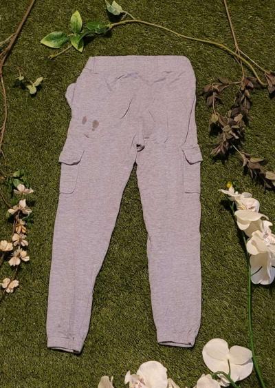 Girls Grey Cargo Joggers - Thumbnail 2