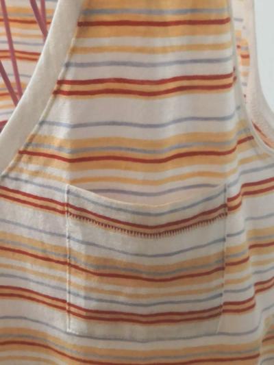 Madewell Fieldgate VNeck Striped Picket Tank Top Size XXSL N - Thumbnail 3