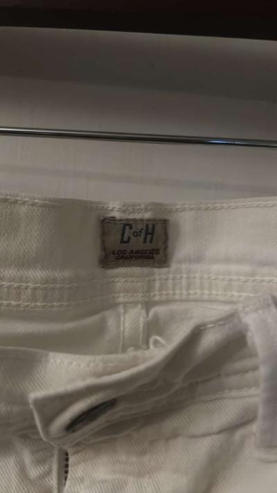 Citizens of Humanity White Dani Cropped Straight Leg Jeans - Thumbnail 5