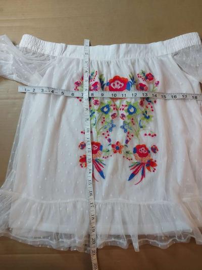 Umgee Floral Embroidered Peasant Top - Thumbnail 4