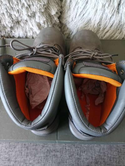 Timberland Gray Nubuck Lace Up Waterproof Ankle Boots  Size - Thumbnail 2