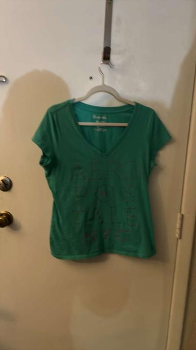 Aeropostale Spellout Green Logo Tee Size XL Short Sleeve - Thumbnail 3