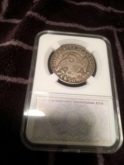 1824 50 cent bust coin - Thumbnail 2