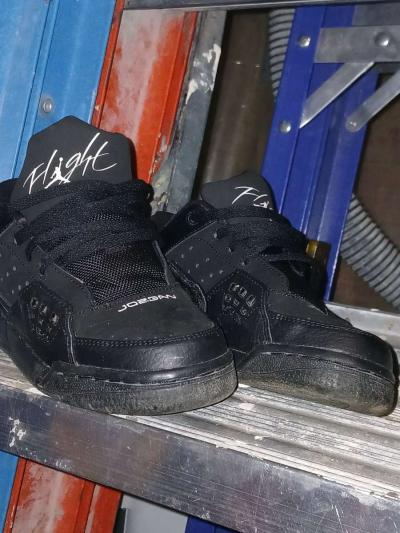 NIKE AIR JORDAN SC1 LOW SHOES 599930010 BLACK WHITE - Thumbnail 2