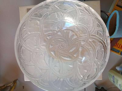 ESTATE SALE LALIQUE CRISTAL PARIS DECORATIVE BOWL BOX INCLUD - Thumbnail 5
