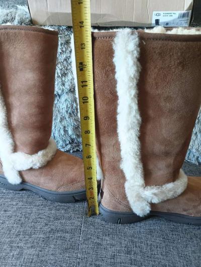 UGG Australia Brown Sunburst Suede Boots Size 8 womens - Thumbnail 4