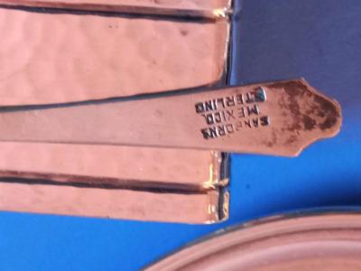 ESTATE SALE 8 PIECE STERLING SILVER TEA SET - Thumbnail 2