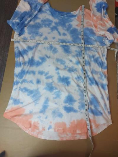 PacSun Scallop Fit Tie Dye Hoodie Size L Beach Casual Surfin - Thumbnail 6