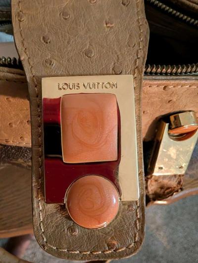 Elegant Tan and Brown Designer Handbag - Thumbnail 4