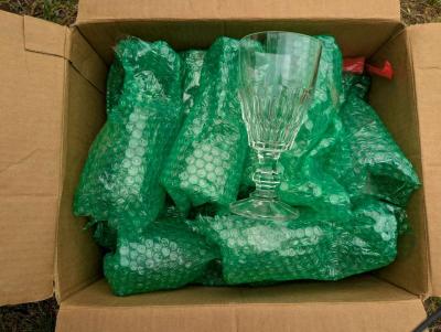 30 Vintage Stem Bottom Glasses - Thumbnail 3