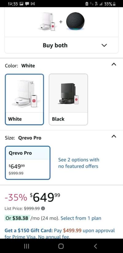 ROBOROCK QREVO PRO NEW - Thumbnail 3