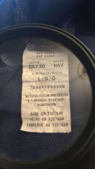 Dickies VNeck Navy Scrub Top Size L DK730 - Thumbnail 6