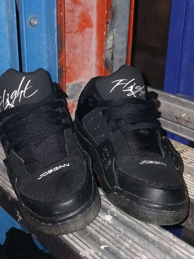 NIKE AIR JORDAN SC1 LOW SHOES 599930010 BLACK WHITE