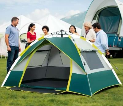 Double Door Double Window Outside Folding Portable Camping T - Thumbnail 1