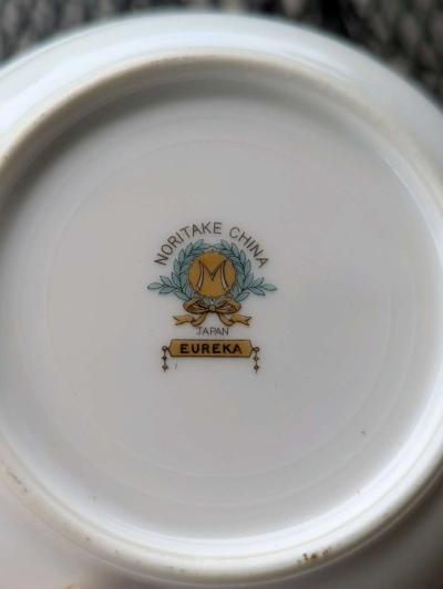 Vintage Noritake China Bowls and Saucers - Thumbnail 5