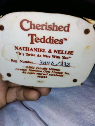 cherished Teddies bear figurines - Thumbnail 2