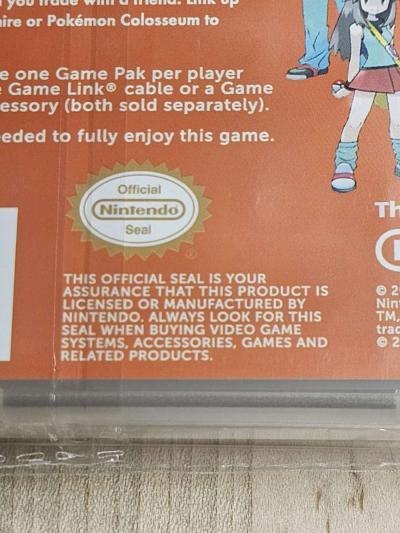 Pokmon Fire Red NEW and SEALED - Thumbnail 3