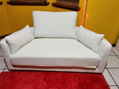 NEWSof cama plegable convertible redondo beige moderno - Thumbnail 5